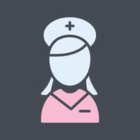 sjuksköterska vektor ikon