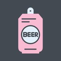 Bier können ii Vektor Symbol