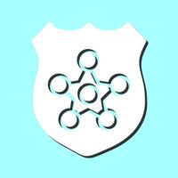 Polizei Abzeichen ii Vektor Symbol