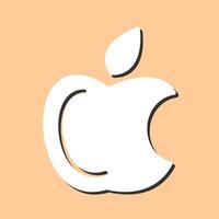 äpple logotyp vektor ikon