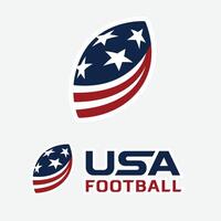 USA fotboll logotyp vektor