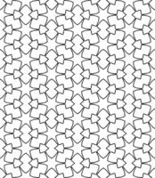 nahtloses abstraktes Schwarzweiss-Muster. Hintergrund und Hintergrund. Ziermuster in Graustufen. vektor