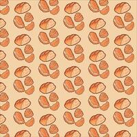 Brot und Bäckerei Muster Vektor Design