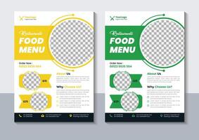 kreativ Restaurant Flyer Design, Essen Flyer Vorlagen, kostenlos Vektor