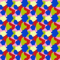 nahtlos Vektor abstrakt Muster mit kontrastieren Flecken, rein Farben