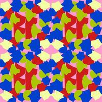 sömlös vektor abstrakt mönster med kontrasterande fläckar, ren färger