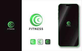 Fitness modern Logo Vektor