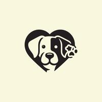 Hunde Liebhaber Vektor verwenden Logo T-Shirt