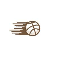 Vektor kreativ Basketball Gliederung Design.