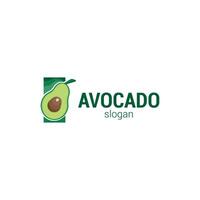 Vektor kreativ Avocado Logo Design Vorlage.