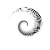 abstrakt Kreis gepunktet Halbton Vektor Design