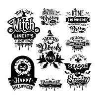 halloween typografi t-shirt design. typografi vektor formgivningsmall. halloween.2022. glad halloween vektor bokstäver. semester bokstäver för banner. glad halloween affisch, gratulationskort,