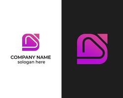 b Pfeil modern Monogramm Geschäft Logo Design Vorlage zum Unternehmen Marke, b App Logo Design vektor