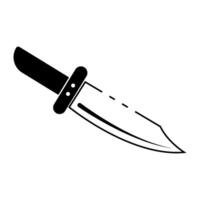 Messer Symbol Illustration Vektor