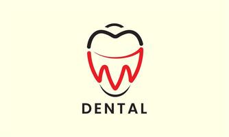 ai generiert Dental Zähne Mund Gesundheit medizinisch Logo Symbol Vektor Design Vorlage