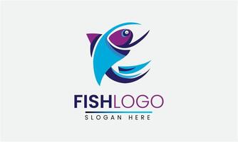 ai generiert Fisch Restaurant Essen Logo Design Vektor Symbol Vorlage