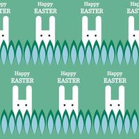 Ostern süß Spaß geometrisch Muster mit Ostern Eier. Vektor Illustration.