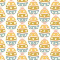 Ostern Eier einfach nahtlos Muster. Ostern Eier, Ostern Symbol, dekorativ Vektor Elemente.