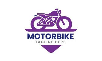 ai genererad motorcykel motorcykel ikon vektor logotyp design minimalistisk mall