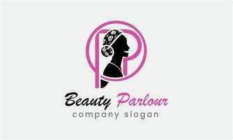 ai generiert Dame Salon Schönheit Gesicht Mode Spa Frau Logo Design Vektor