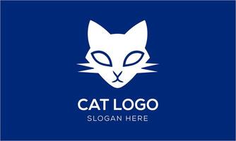 ai genererad katt djur- sällskapsdjur ikon maskot logotyp design minimalistisk modern symbol aning mall vektor