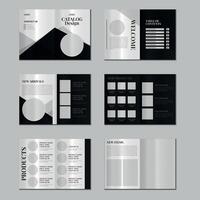 Katalog Design oder 12 Seiten Produkt Katalog Vorlage Design vektor