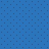 klein schwarz nahtlos Polka Punkt Muster Vektor, Blau Hintergrund. vektor