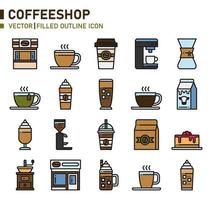 Coffeeshop-Symbol vektor