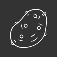 Kartoffelkreide-Symbol vektor