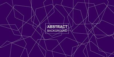 modern abstrakt polygonal Linie nahtlos Brutalismus lila lila violett Hintergrund Design vektor
