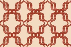 traditionell ethnisch Ikat Motiv Stoff Muster Hintergrund geometrisch .afrikanisch Ikat Stickerei ethnisch Muster braun Sahne Hintergrund Hintergrund. abstrakt, Vektor, Illustration. Textur, Rahmen, Dekoration. vektor