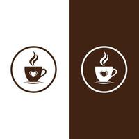 Kaffee Logo Idee vektor