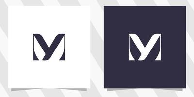 bokstaven m logotyp design vektor