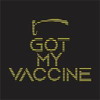 Ich habe mein Impfstoffvektor-T-Shirt-Design bekommen vektor