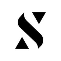 Brief s klassisch gestalten mit modern einzigartig Typografie Monogramm Logo Design. vektor