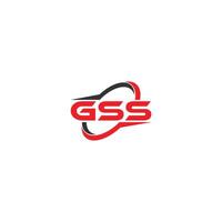 gss kreativ Logo und Symbol Design vektor