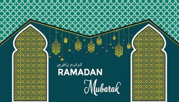 Vektor Ramadan kareem Design Hintergrund Vorlage