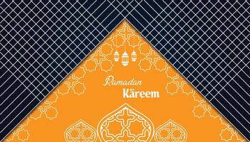 eid Mubarak Ramadan Jahreszeit Festival Gruß Hintergrund Design vektor