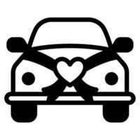 Hochzeit Auto Hochzeit Symbol Illustration vektor