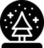 Schnee Globus Vektor Symbol