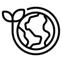 nachhaltig Ökologie Objekt Symbol Illustration vektor