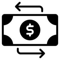 Transfer Zahlung und Finanzen Symbol Illustration vektor