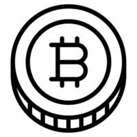 Bitcoin Zahlung und Finanzen Symbol Illustration vektor