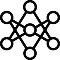 neural Netzwerk Vektor Symbol