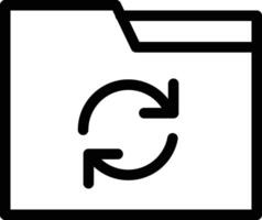 Backup-Vektor-Symbol vektor