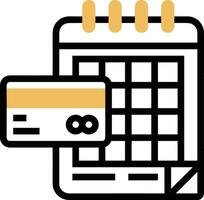 Kalender Symbol Symbol Vektor Bild