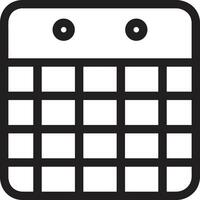 Kalender Symbol Symbol Vektor Bild