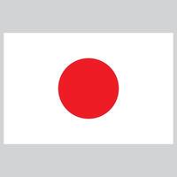 Japan Flagge . National japanisch Flagge Vektor . Flagge von Japan