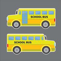 Illustration von Schule Kinder Reiten Gelb Schule Bus vektor