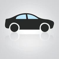 bil ikoner, årgång bilar, unik ikoner, och en bil logotyp med en silver- bakgrund är också ingår. vektor illustration